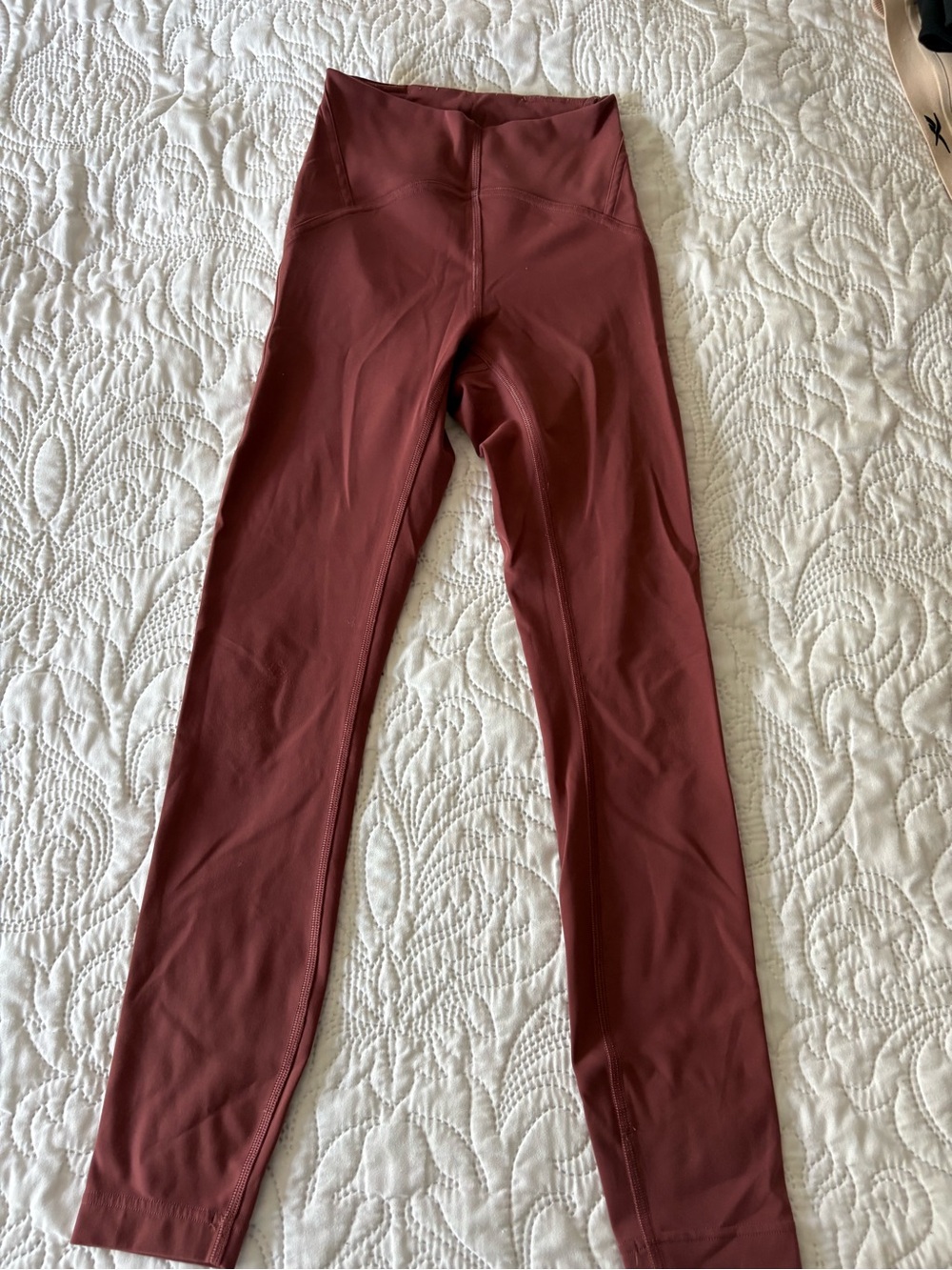 Womens High-Waist Leggings in Deep dusty rose